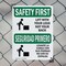Signmission Safety Culture Sign, 12 in Width, Plastic, Rectangle, Bilingual OS-2PACK-SF-P-1218-L-10825 - alternate 5